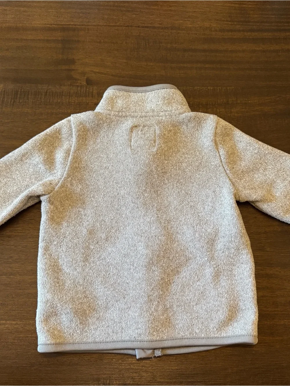 Old Navy Light Gray Full-Zip Kids Jacket